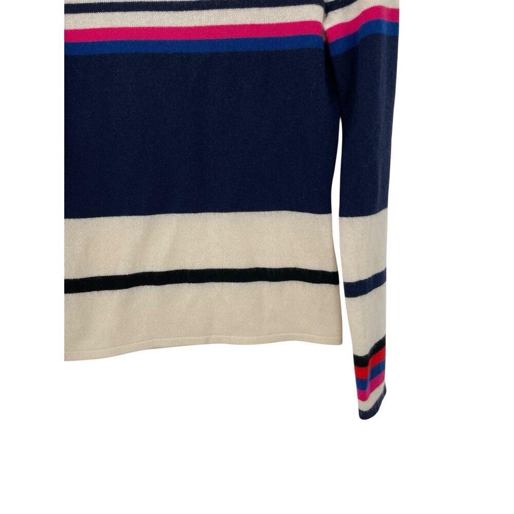 Diane Von Furstenberg Jolanta Sweater Striped Cashmere Size P XS - Picture 3 of 9